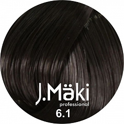 J.Maki Краска для волос 6.1 Пепельный темно-русый