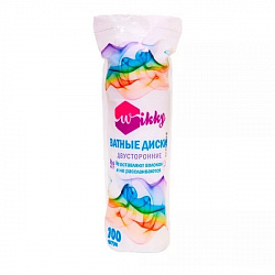 Ватные диски Wikky Гигиенические, пакет, 100 шт