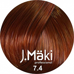 J.Maki Краска для волос 7.4 Медный