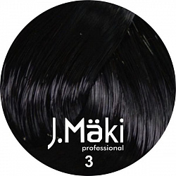 J.Maki Краска для волос 3.0 Темно-коричневый