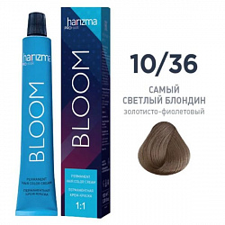 Крем-краска для волос Bloom 10/36 Самый светлый блондин - золотис
