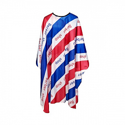 Накидка парикмахерская 140х160см Barber Shop полосы