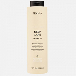 Шампунь для поврежденных волос Lakme Teknia Deep Care восстанавливающий, 500 мл