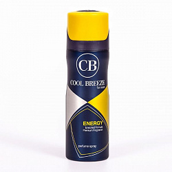 COOL BREEZE Дезодорант спрей мужской Energy, 200 мл