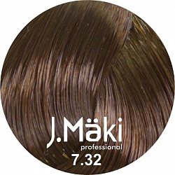 J.Maki Краска для волос 7.32 Бежевый русый