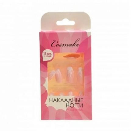 Ногти накладные с дизайном+клей, 12 шт